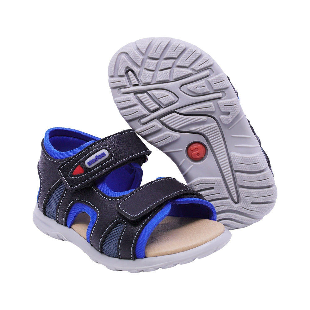 SANDALIA AUDAZ PARA NIÑO COLOR NEGRO DE SINTÉTICO HUNTER CON TIRA DE CONTACTO