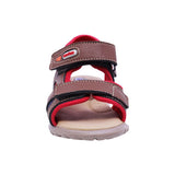 SANDALIA AUDAZ PARA NIÑO COLOR CAFÉ CLARO DE SINTÉTICO HUNTER CON TIRA DE CONTACTO