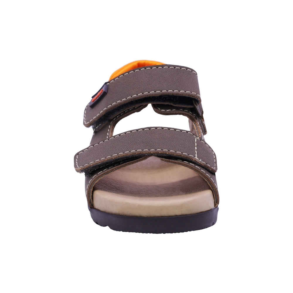 SANDALIA AUDAZ PARA NIÑO COLOR CAFÉ DE SINTÉTICO CAMERON CON TIRA DE CONTACTO