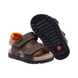 SANDALIA AUDAZ PARA NIÑO COLOR CAFÉ DE SINTÉTICO CAMERON CON TIRA DE CONTACTO