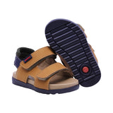 SANDALIA AUDAZ PARA NIÑO COLOR MIEL DE SINTÉTICO CAMERON CON TIRA DE CONTACTO