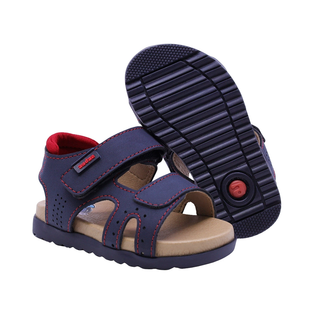 SANDALIA AUDAZ PARA NIÑO COLOR AZUL DE SINTÉTICO CAMERON CON TIRA DE CONTACTO