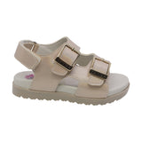 SANDALIA COQUETA PARA NIÑA COLOR ORO DE SINTÉTICO CAMERON CON HEBILLA