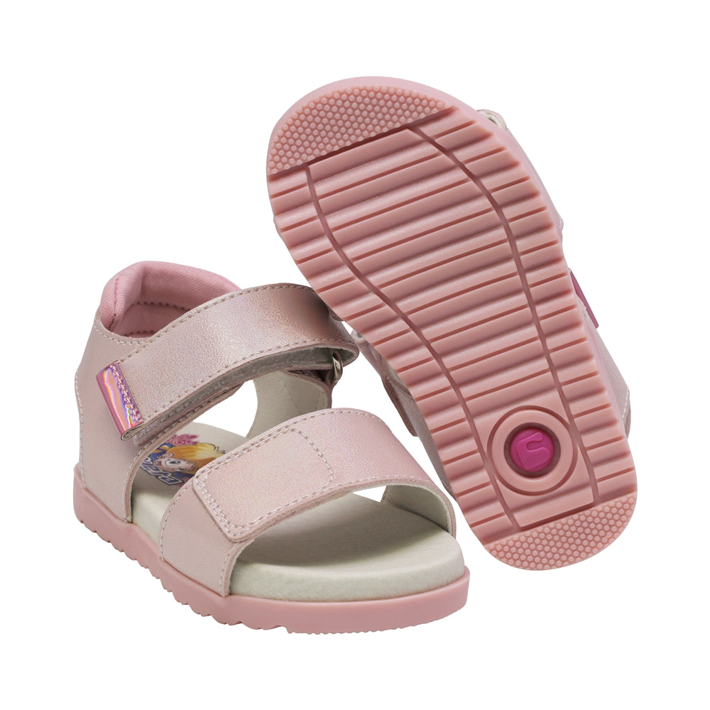 SANDALIA COQUETA PARA NIÑA COLOR ROSA DE SINTÉTICO CAMERON CON TIRA DE CONTACTO