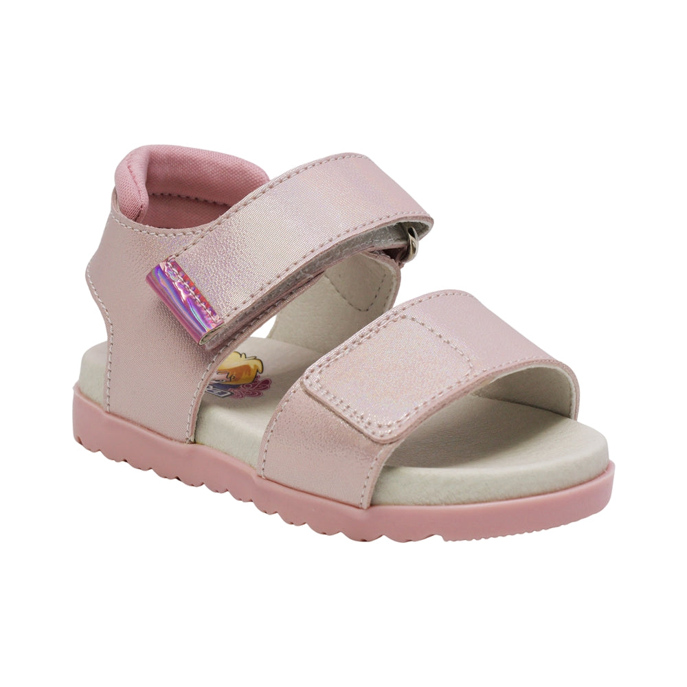 SANDALIA COQUETA PARA NIÑA COLOR ROSA DE SINTÉTICO CAMERON CON TIRA DE CONTACTO