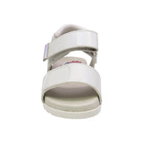 SANDALIA COQUETA PARA NIÑA COLOR PERLA DE SINTÉTICO CAMERON CON TIRA DE CONTACTO