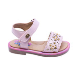SANDALIA COQUETA PARA NIÑA COLOR ROSA DE SINTÉTICO YALITZA CON TIRA DE CONTACTO