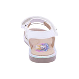 SANDALIA COQUETA PARA NIÑA COLOR BEIGE DE SINTÉTICO YALTZA CON TIRA DE CONTACTO