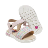 SANDALIA COQUETA PARA NIÑA COLOR ROSA DE SINTÉTICO SOFI CON TIRA DE CONTACTO