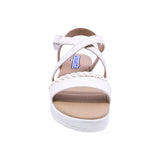 SANDALIA COQUETA PARA NIÑA COLOR BLANCO DE SINTÉTICO CASSANDRA CON TIRA DE CONTACTO