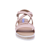 SANDALIA COQUETA PARA NIÑA COLOR SALMON DE SINTÉTICO CASSANDRA CON TIRA DE CONTACTO