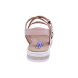SANDALIA COQUETA PARA NIÑA COLOR SALMON DE SINTÉTICO CASSANDRA CON TIRA DE CONTACTO