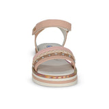 SANDALIA COQUETA  PARA NIÑA SINTÉTICO BEIGE VALENTINA CON HEBILLA