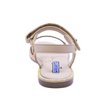 SANDALIA COQUETA PARA NIÑA COLOR BEIGE DE SINTÉTICO YALTZA CON TIRA DE CONTACTO
