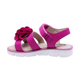 SANDALIA COQUETA PARA NIÑA COLOR FIUSHA DE SINTÉTICO DUNA CON TIRA DE CONTACTO