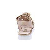 SANDALIA COQUETA PARA NIÑA COLOR BEIGE DE SINTÉTICO DUNA CON TIRA DE CONTACTO