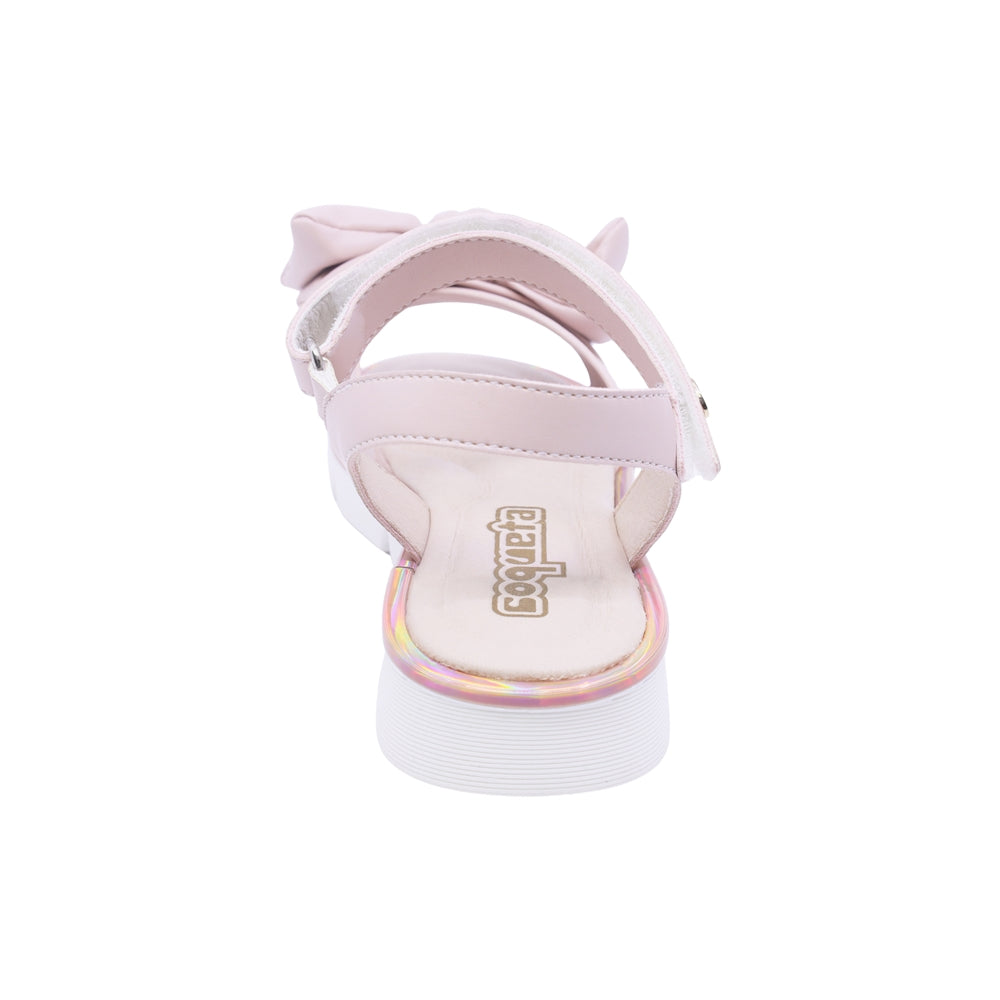 SANDALIA COQUETA PARA NIÑA COLOR ROSA DE SINTÉTICO DUNA CON TIRA DE CONTACTO