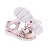 SANDALIA COQUETA PARA NIÑA COLOR ROSA DE SINTÉTICO DUNA CON TIRA DE CONTACTO