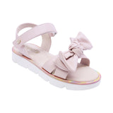 SANDALIA COQUETA PARA NIÑA COLOR ROSA DE SINTÉTICO DUNA CON TIRA DE CONTACTO