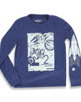 PLAYERA NIÑO AZUL MARINO 19