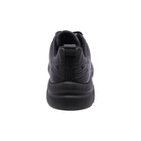 Tenis escolar Audaz de piel color negro Balu con agujetas