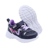 Tenis Coqueta para niña en sintético azul marino Nemo con tira de contacto