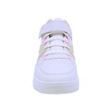 TENIS COQUETA PARA NIÑA DE SINTÉTICO COLOR BLANCO AF1 CON TIRA DE CONTACTO