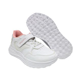 TENIS COQUETA PARA NIÑA SINTÉTICO BLANCO CHICAGO CON TIRA DE CONTACTO