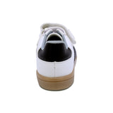 TENIS AUDAZ PARA NIÑO DE SINTÉTICO COLOR BLANCO SMITH CON FRANJAS NEGRAS