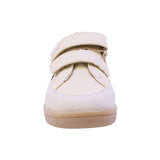TENIS AUDAZ PARA NIÑO EN SINTÉTICO COLOR BEIGE SMITH CON DOBLE TIRA DE CONTACTO
