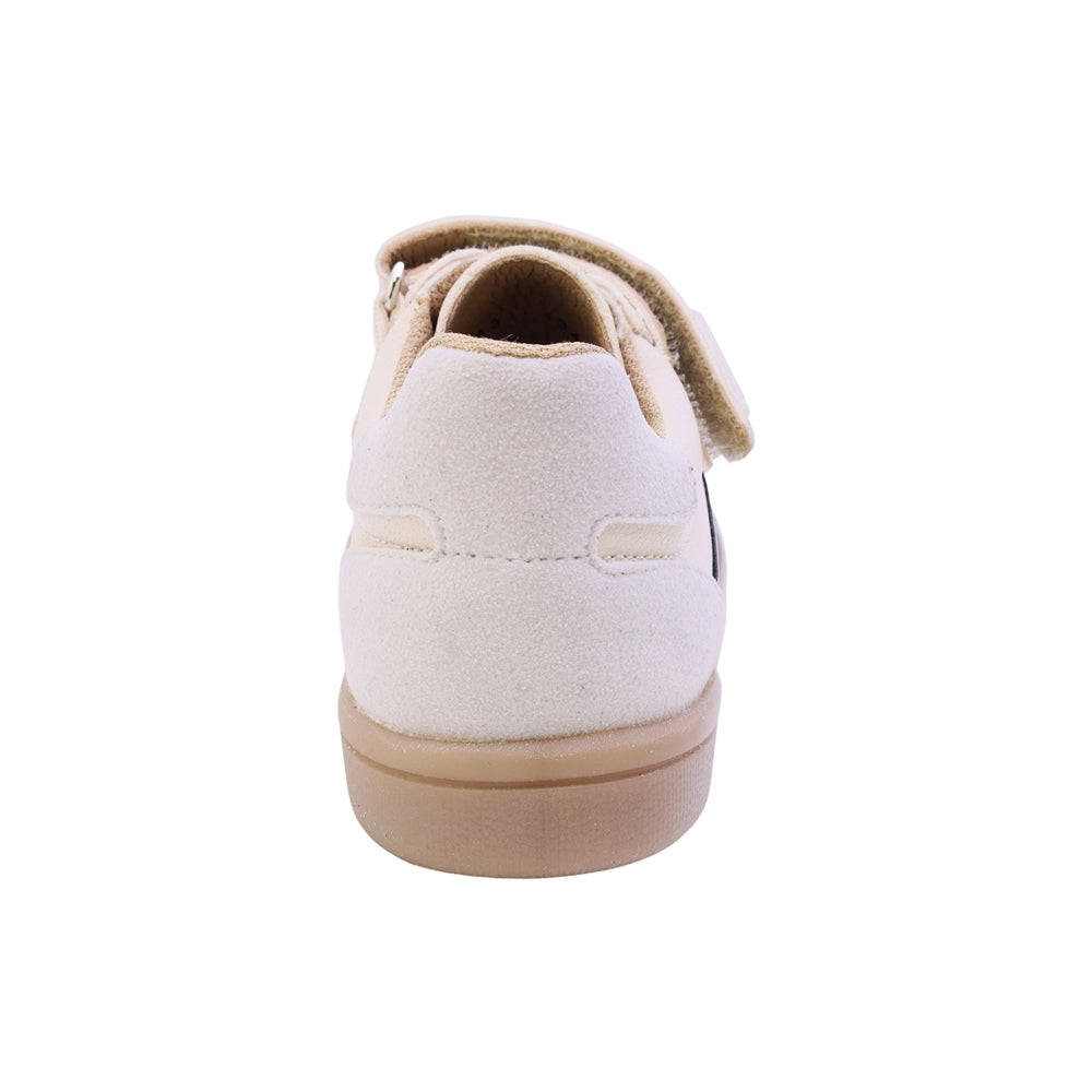 TENIS AUDAZ PARA NIÑO EN SINTÉTICO COLOR BEIGE SMITH CON DOBLE TIRA DE CONTACTO