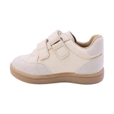 TENIS AUDAZ PARA NIÑO EN SINTÉTICO COLOR BEIGE SMITH CON DOBLE TIRA DE CONTACTO