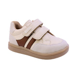 TENIS AUDAZ PARA NIÑO EN SINTÉTICO COLOR BEIGE SMITH CON DOBLE TIRA DE CONTACTO