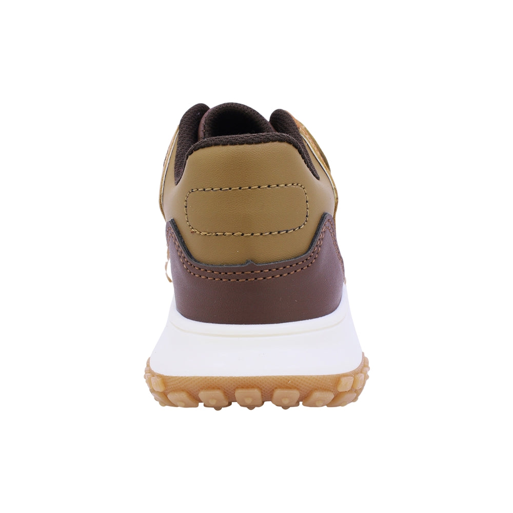 TENIS AUDAZ PARA NIÑO EN SINTÉTICO COLOR MIEL TIMBER CON AGUJETA
