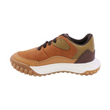 TENIS AUDAZ PARA NIÑO EN SINTÉTICO COLOR MIEL TIMBER CON AGUJETA