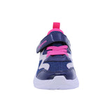 TENIS COQUETA PARA NIÑA COLOR AZUL FIUSHA DE SINTÉTICO PATY CON AGUJETA ELÁSTICA