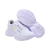 TENIS COQUETA PARA NIÑA COLOR BLANCO DE SINTÉTICO PAMELA CON AGUJETA