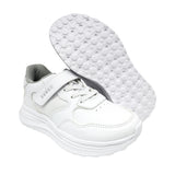 TENIS AUDAZ PARA NIÑO SINTÉTICO BLANCO CHICAGO CON TIRA DE CONTACTO
