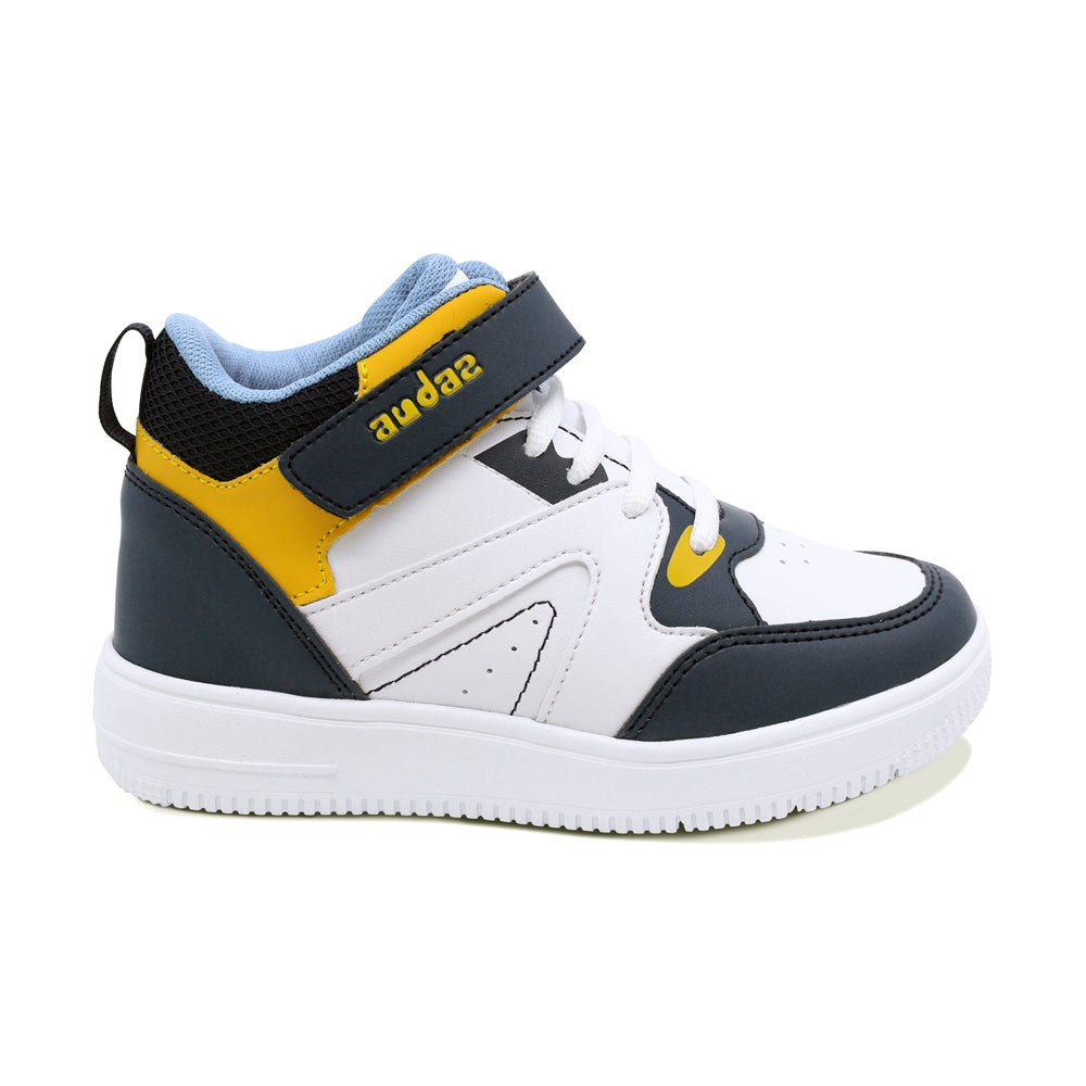 TENIS AUDAZ PARA NIÑO DE SINTÉTICO COLOR AZUL MARINO AF1 CON TIRA DE CONTACTO