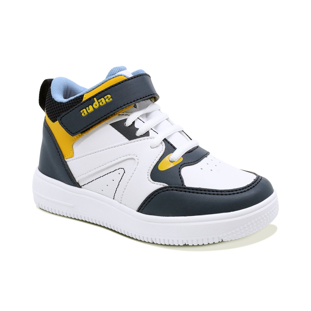 TENIS AUDAZ PARA NIÑO DE SINTÉTICO COLOR AZUL MARINO AF1 CON TIRA DE CONTACTO