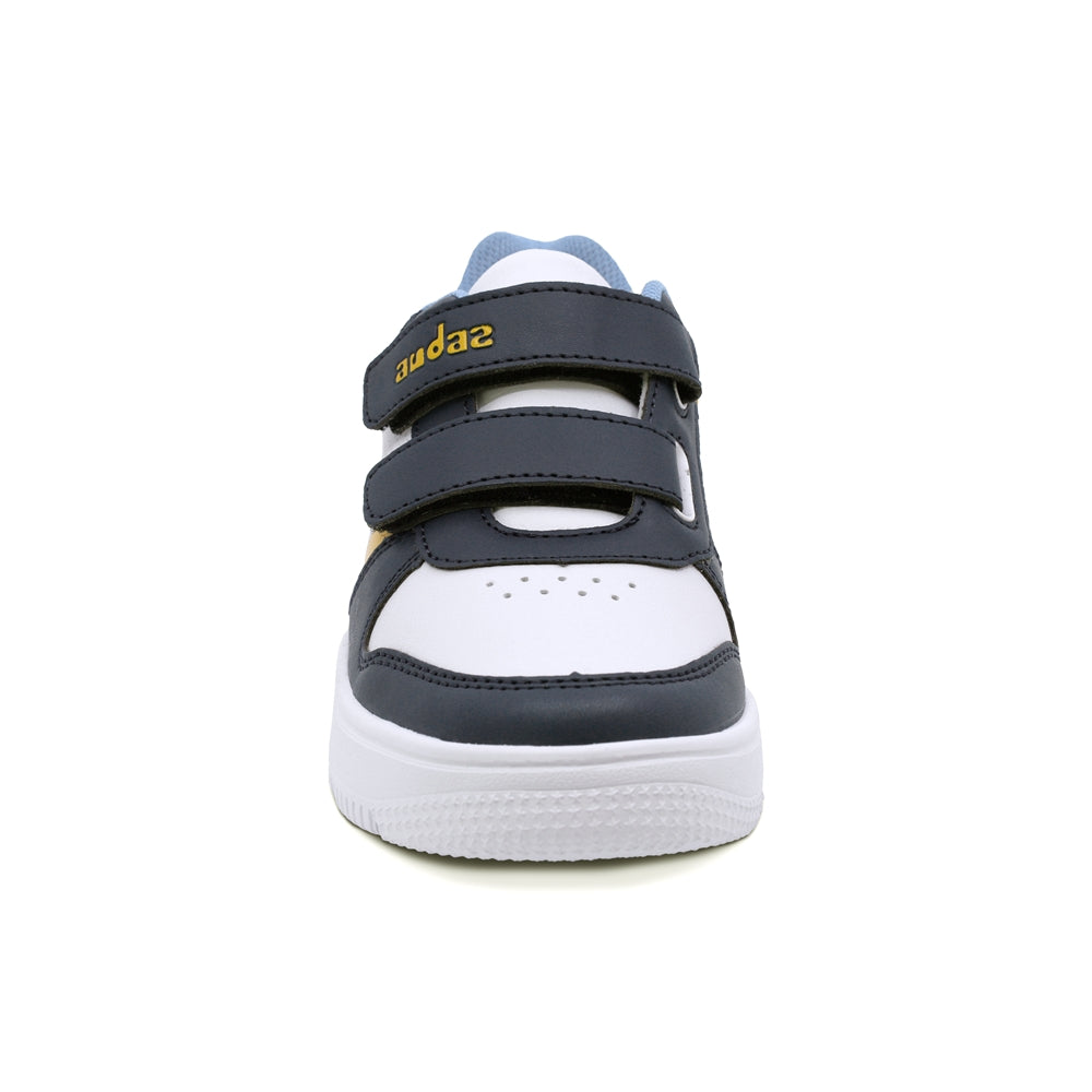 TENIS AUDAZ PARA NIÑO DE SINTÉTICO COLOR AZUL MARINO TACHI CON DOBLE TIRA DE CONTACTO
