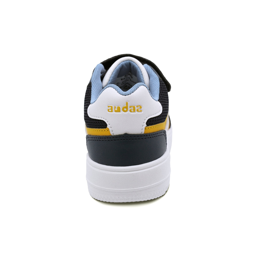 TENIS AUDAZ PARA NIÑO DE SINTÉTICO COLOR AZUL MARINO TACHI CON DOBLE TIRA DE CONTACTO