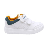 TENIS AUDAZ PARA NIÑO DE SINTÉTICO COLOR BLANCO TACHI CON DOBLE TIRA DE CONTACTO