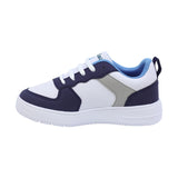 TENIS AUDAZ PARA NIÑO COLOR BLANCO AZUL DE SINTÉTICO AF1 CON AGUJETA