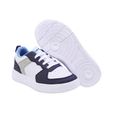 TENIS AUDAZ PARA NIÑO COLOR BLANCO AZUL DE SINTÉTICO AF1 CON AGUJETA