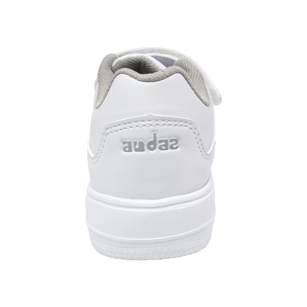 TENIS AUDAZ PARA NIÑO SINTÉTICO BLANCO AF1 CON DOBLE TIRA DE CONTACTO