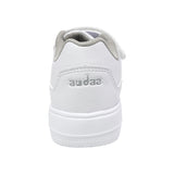 TENIS AUDAZ PARA NIÑO SINTÉTICO BLANCO AF1 CON DOBLE TIRA DE CONTACTO