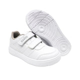 TENIS AUDAZ PARA NIÑO SINTÉTICO BLANCO AF1 CON DOBLE TIRA DE CONTACTO