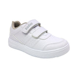 TENIS AUDAZ PARA NIÑO SINTÉTICO BLANCO AF1 CON DOBLE TIRA DE CONTACTO