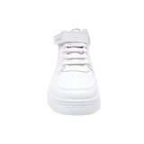 TENIS AUDAZ PARA NIÑO SINTÉTICO BLANCO AF1 CON TIRA DE CONTACTO